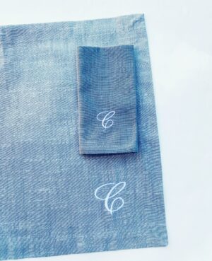 TOVAGLIETTA AMERICANA PERSONALIZZATA + TOVAGLIOLO