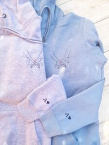 regalo di coppia personalizzato san valentino felpa ricamata