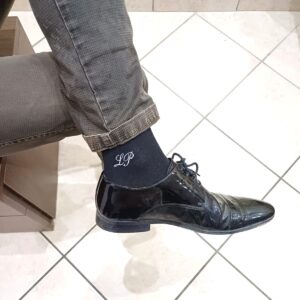 CALZINI PERSONALIZZATI CON INIZIALI CORSIVO