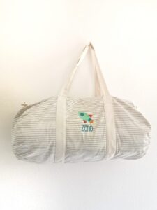 BORSONE COTONE PERSONALIZZATO CON NOME