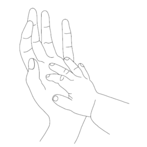 T-SHIRT MANI papà bambino